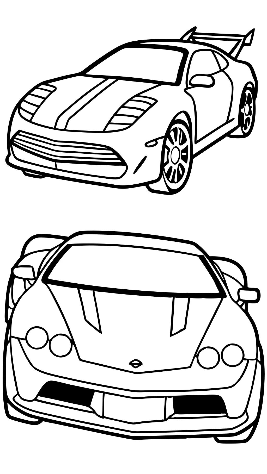 coloriages de voiture gratuitement